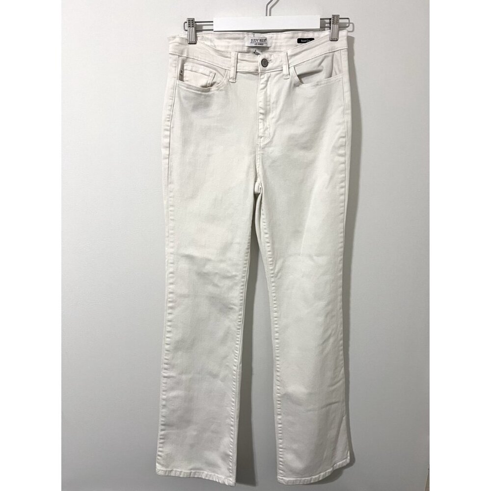 Judy Blue White High Rise Boot Cut Jeans Size 11/30 - Picture 2 of 8